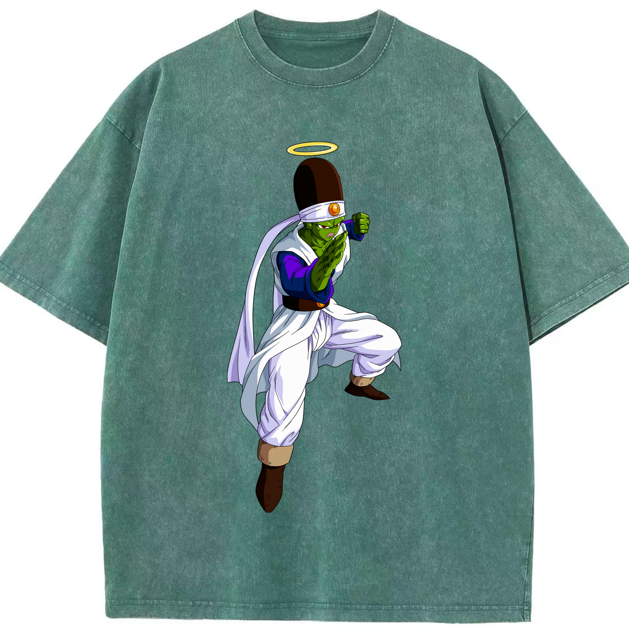 （画像用） ドラゴンボール パイクーハン DRAGON BALL Pikkon 綿100% ヴィンテージ風 半袖Tシャツ（フロントプリント）